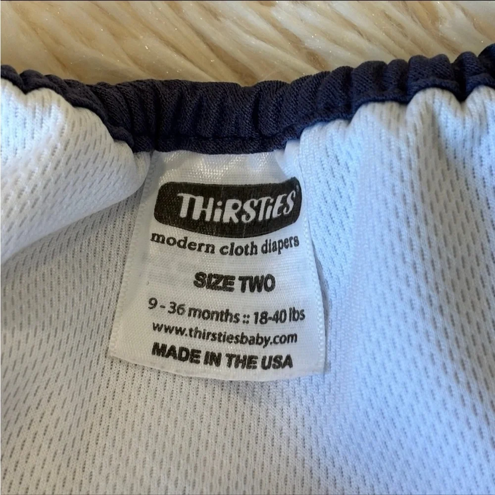 Thirsties Cloth Swim Diaper in Paradise Palms size 2